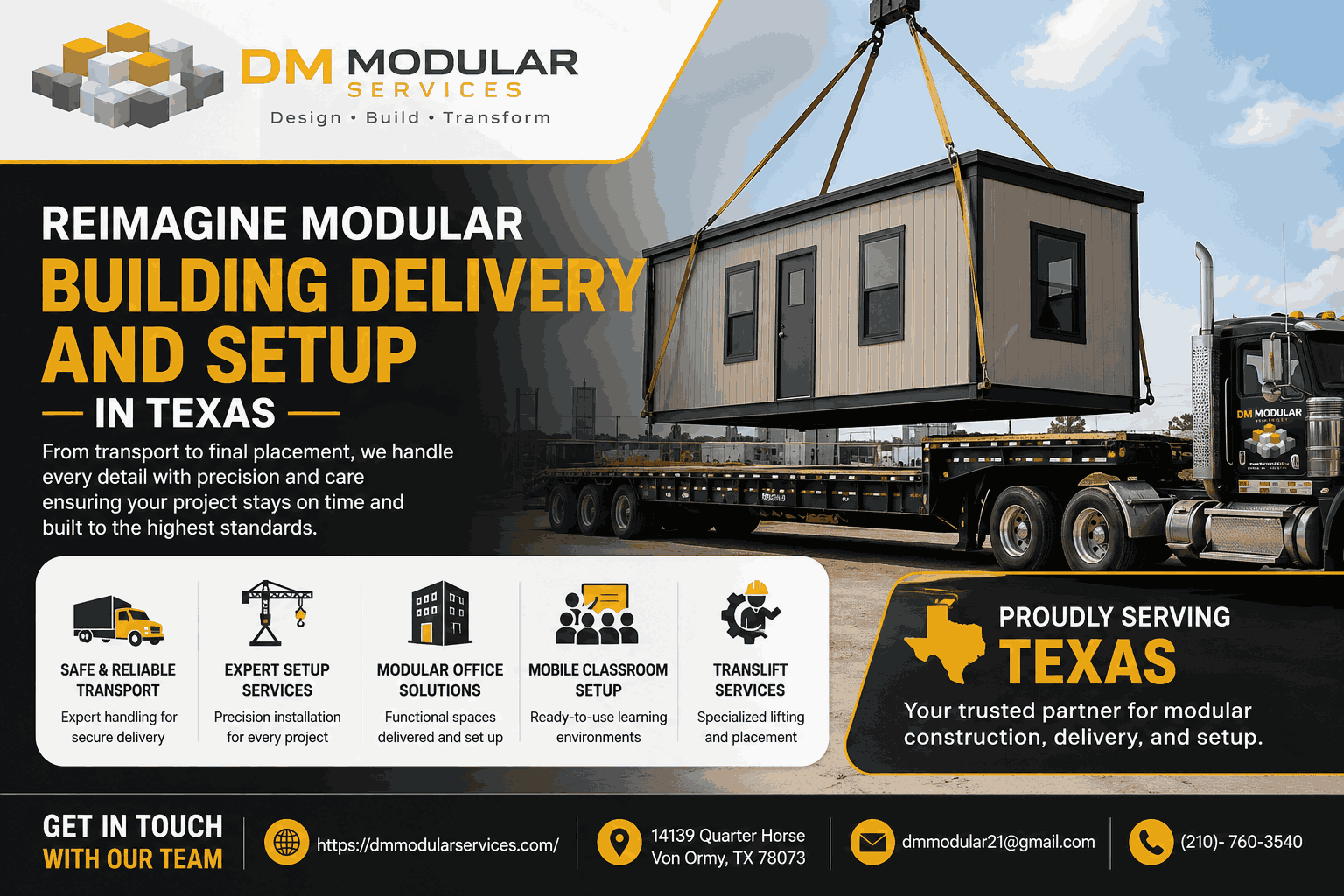 Reimagine Modular Building Delivery and Setup