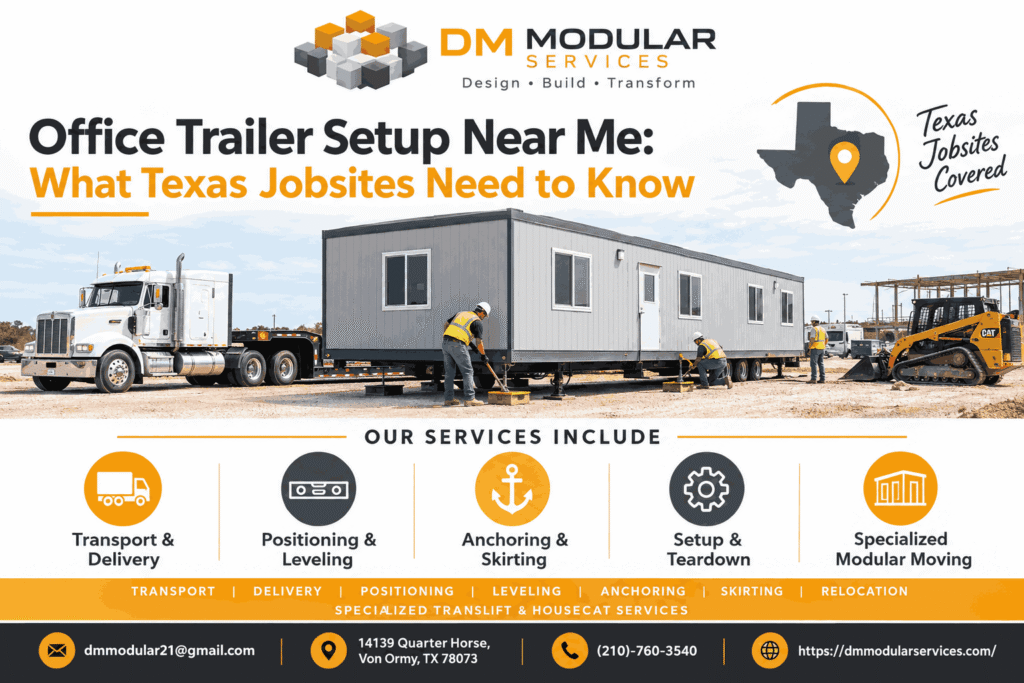 Office Trailer Setup Near Me